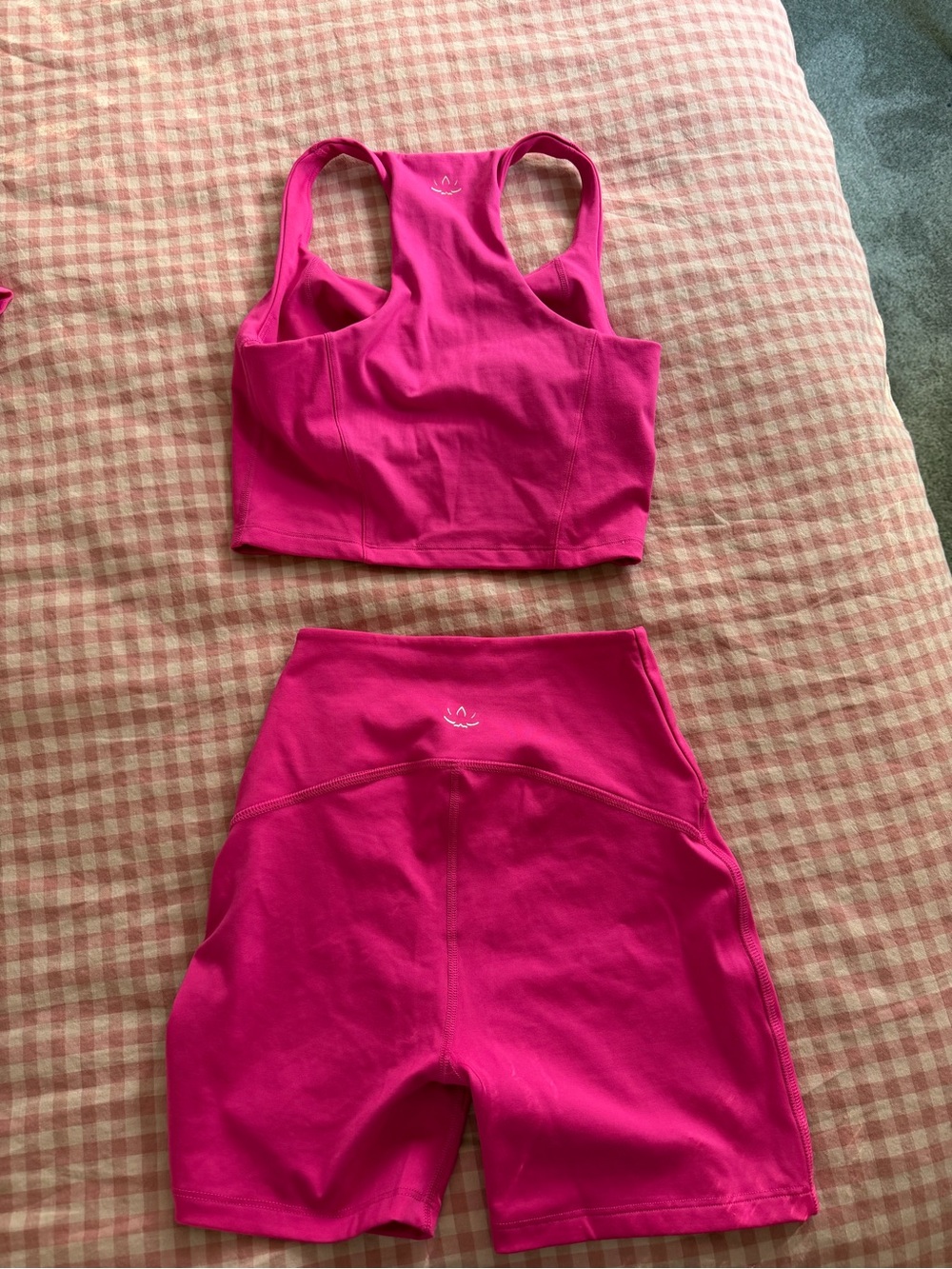Beyond Yoga Hot Pink High-Rise Bike Shorts - Girls
